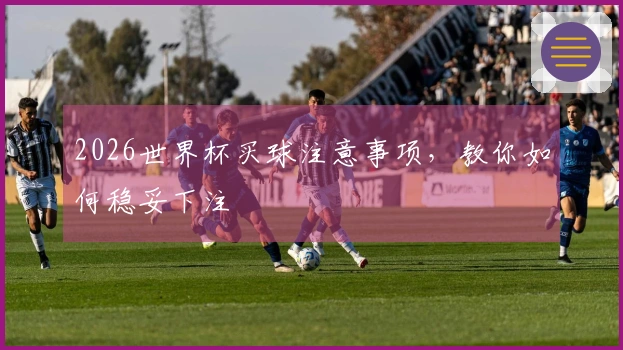 2026世界杯买球注意事项，教你如何稳妥下注